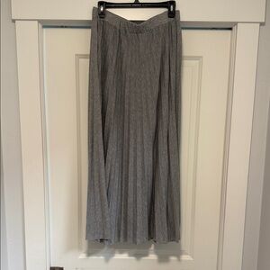 Tahari Charcoal A-Line Skirt